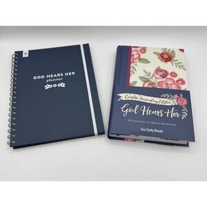 God Hears Her Book Creative Journaling Edition & Weekly Planner Writing Book NEW